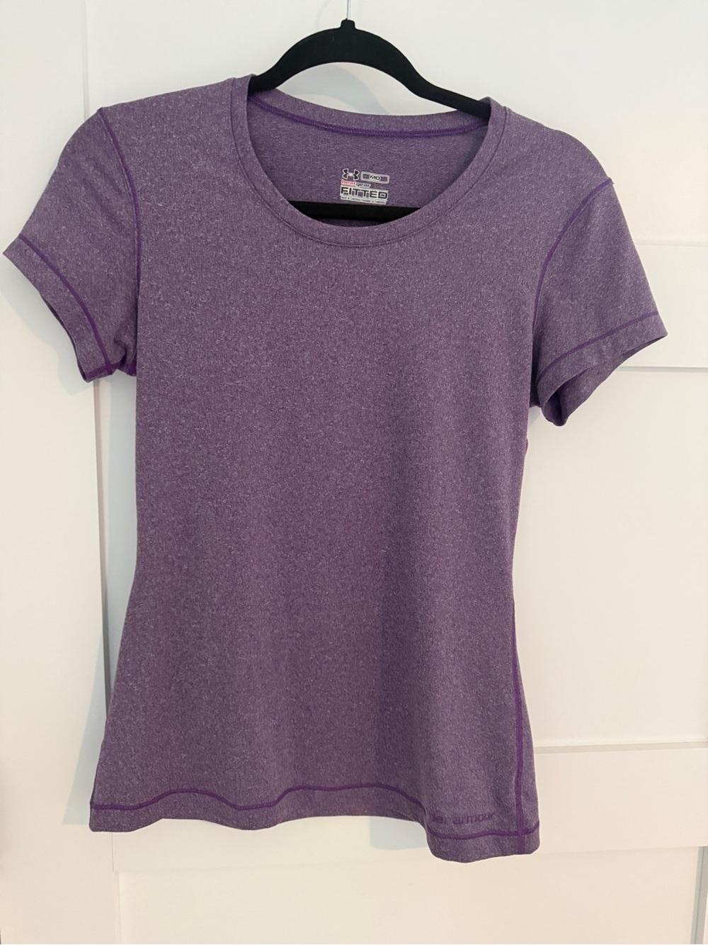 Under Armour Purple Short-Sleeve Athletic Tee